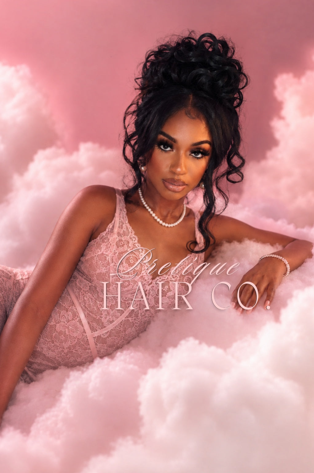 Prétique Hair Company pink cloud campaign